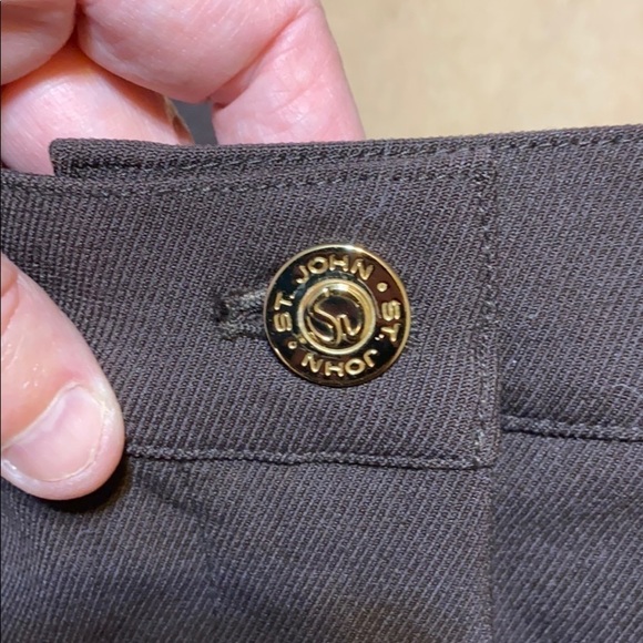 St John Sport Brown Pants - Picture 6 of 10